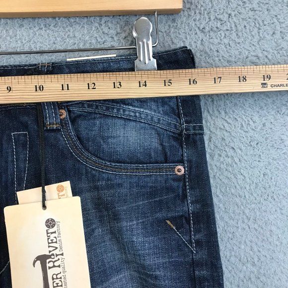New Copper Rivet Relaxed Straight Jeans Mens size 32x32 - Picture 6 of 14